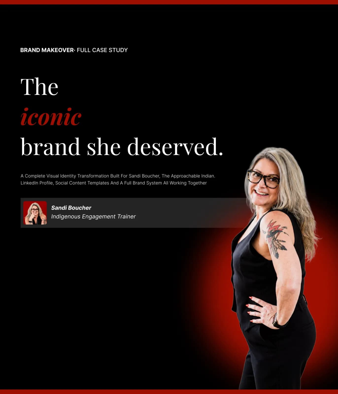 Cover of the brand makeover deck built for Sandi