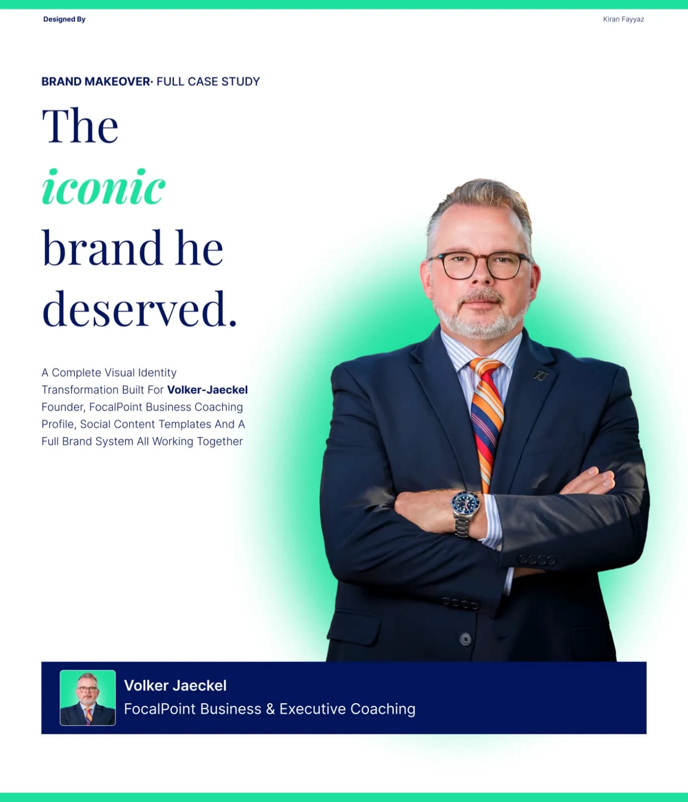 Cover of the brand makeover deck built for Volker