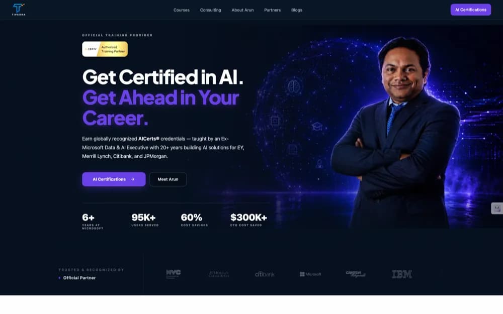 Tipsora AI Academy, enterprise certifications designed for Tipsora